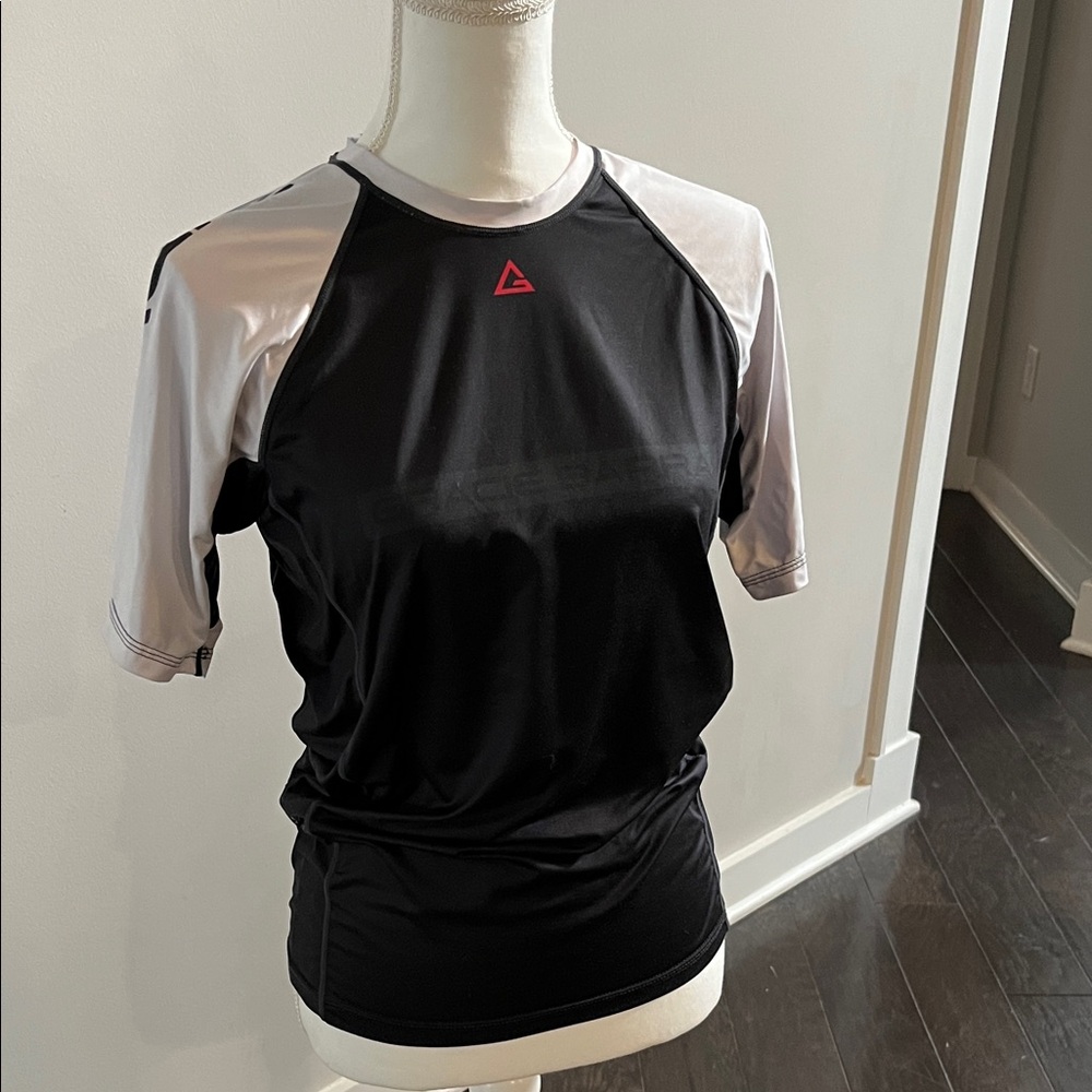 Gracie Barra white belt ranked rashguard